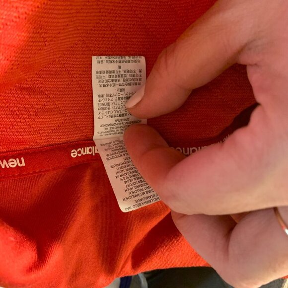 New Balance zip-up quilted jacket - size Large, Red - Picture 5 of 6